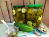 Краставици в буркани за зимата: рецепти стъпка по стъпка със снимки