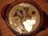 Chicken soup with frozen honey mushrooms recipe