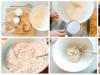 Salt and flour dough for crafts